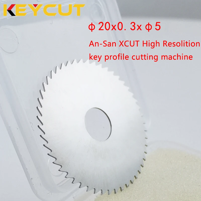 Ansan XCUT High Resolition 20x0.3x5 Carbide Cutter Aftermarket Locksmith Tools