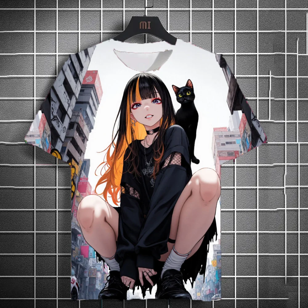 Street Fashion Anime - Modna koszulka męska 3D z motywem