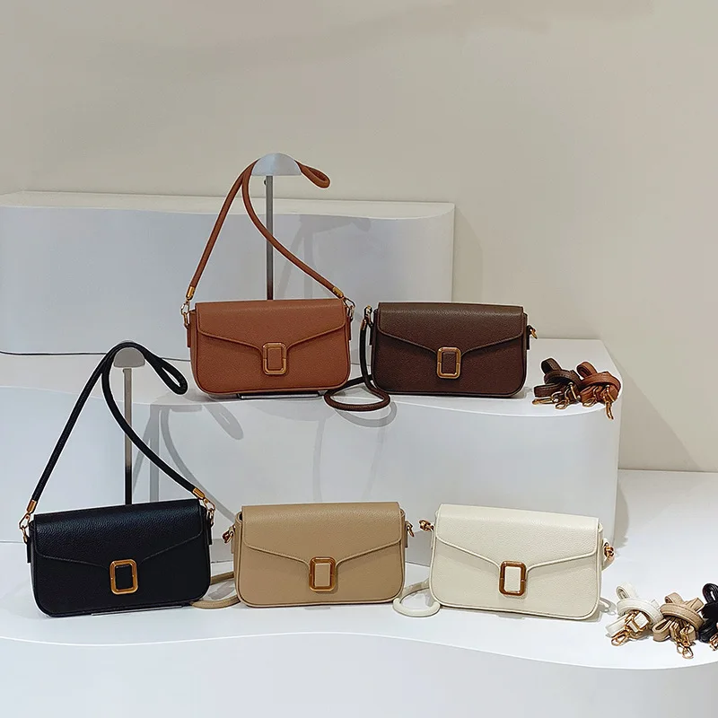 

New! Women's Korean-Style Trendy Mini Square Bag - Casual Textured Stylish Crossbody/Underarm/Handbag Bags for Women