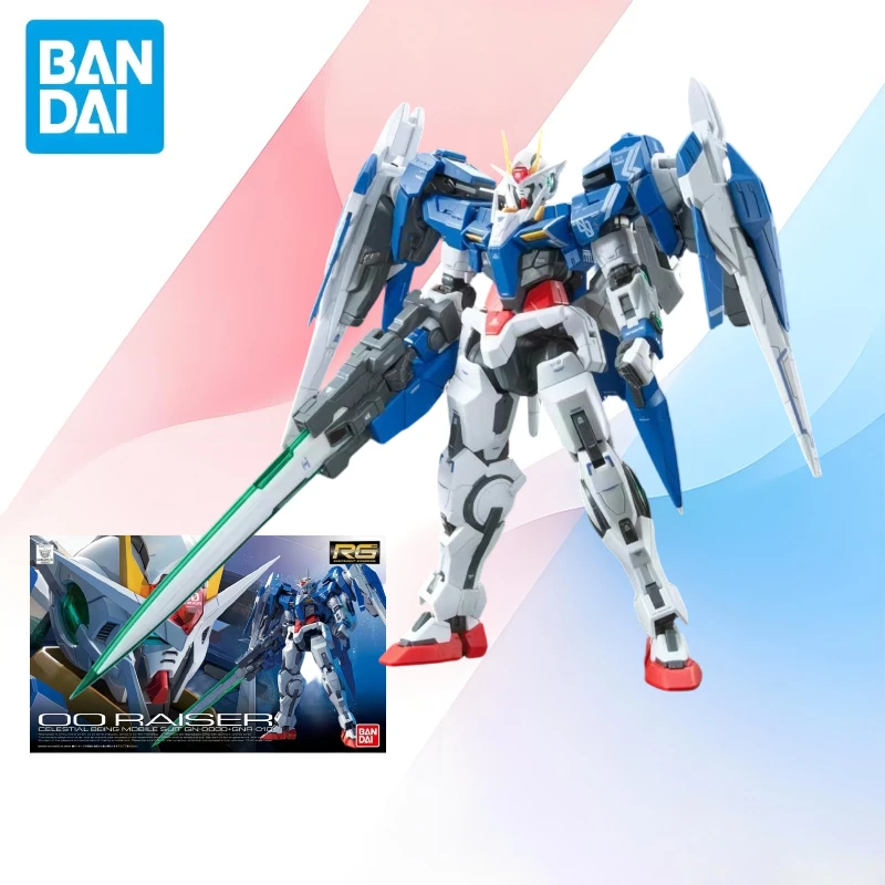 

Низкая цена, в наличии: Оригинальная фигурка BANDAI RG 1/144 OO RAISER GUNDAM в коробке, модель-игрушка, подарок для детей, упаковка в пенопластовой коробке.
