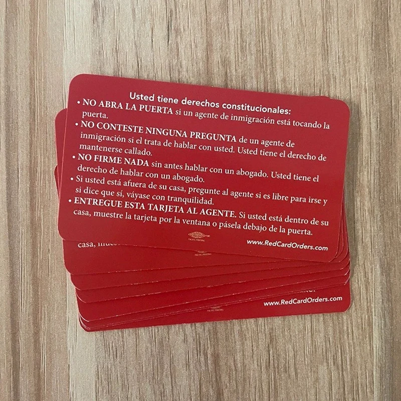 Know Your Rights Card - U.S. Citizenship, Constitutional Rights Cards, Naturalization Test Study Guide Us Citizens