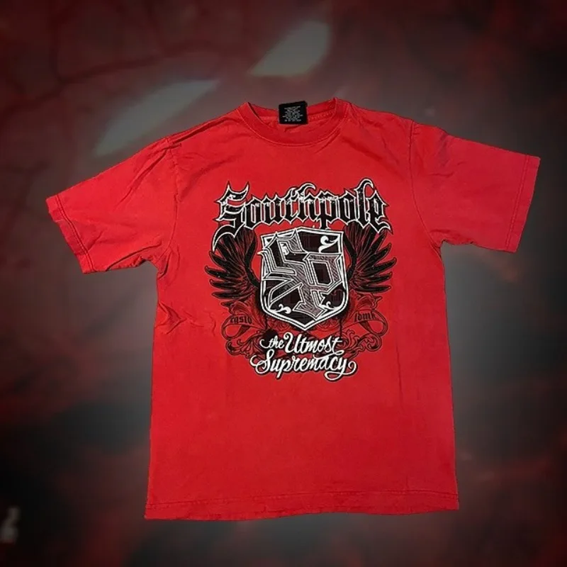 2026 Vintage Gothic-Stil, locker und atmungsaktiv, neues Modell Herren-T-Shirt, sehr beliebt und geeignet für tägliche Ausflüge und Streetwear. – Detail 4