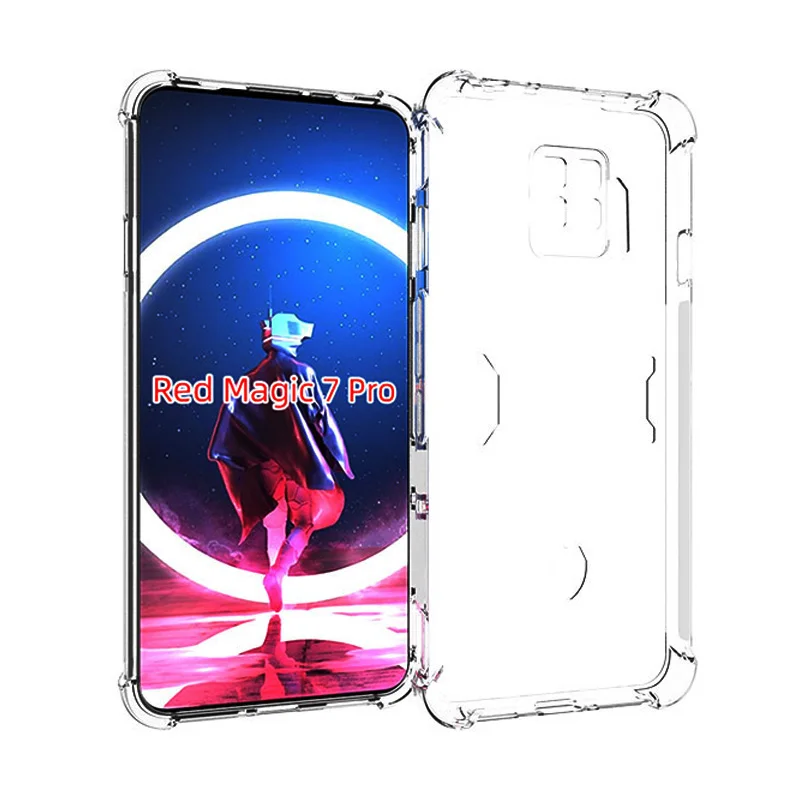 Fit ZTE Nubia Red Magic 7 Pro Case,Clear Anti-Scratch Shockproof Durable Flexible TPU Case Cover For Nubia Red Magic 7 Pro