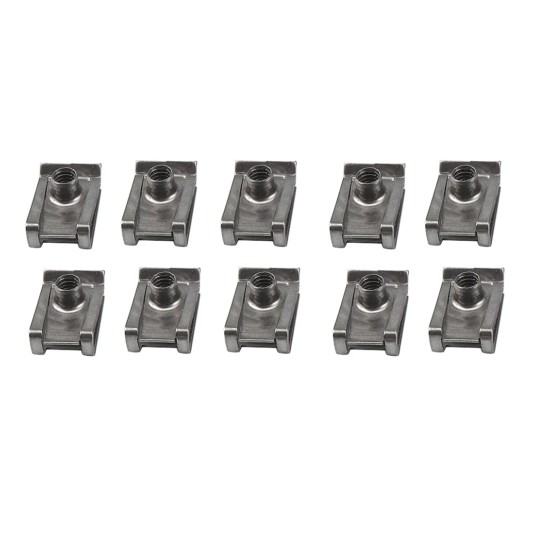 200 PCS M4 M5 M6 M8 Spire Clips Nuts U Nuts Speed Clips Bolt Fasteners Assorted