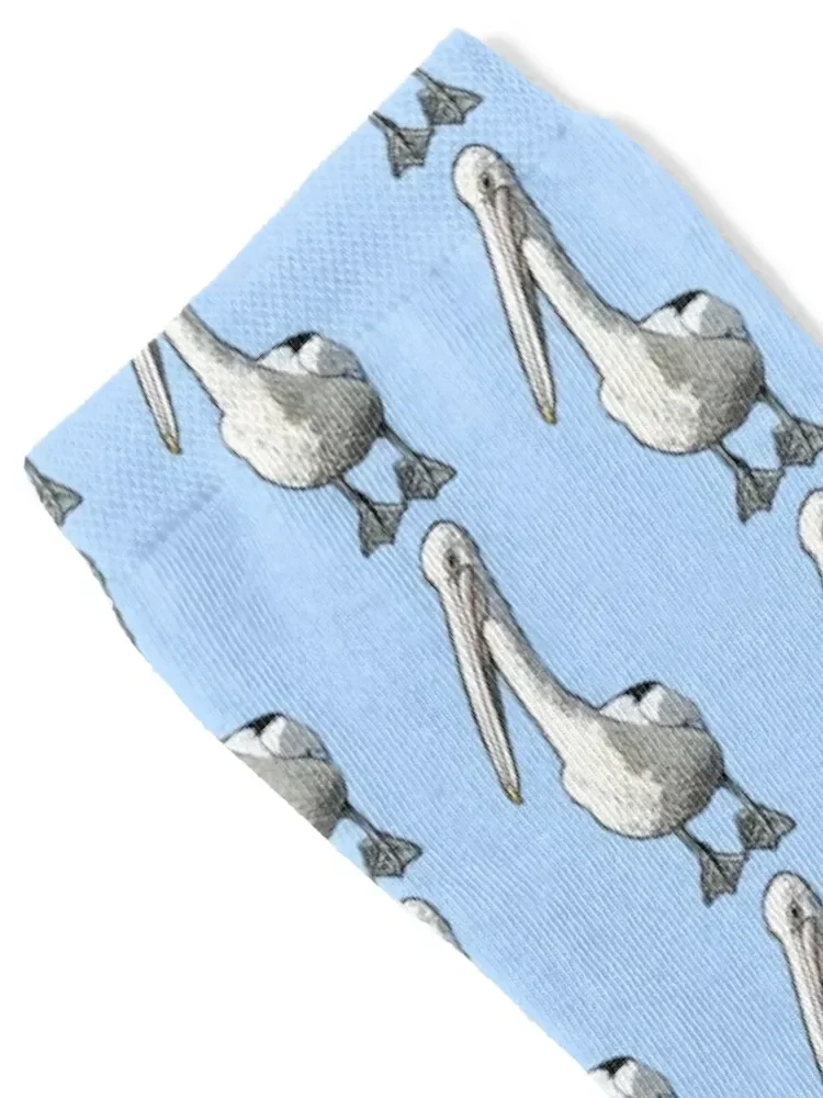 It is a Pelicans Life CARTOON PELICAN BASED ON A REAL PELICAN AT SYDNEY FISH MARKETS Socks golf Sports Men's Socks Women's