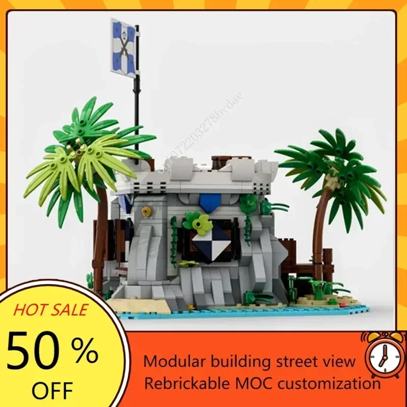 841 pçs diy série militar canhão imperial enseada quebra-cabeças técnicos moc brinquedo de construção para crianças aniversário presente natal