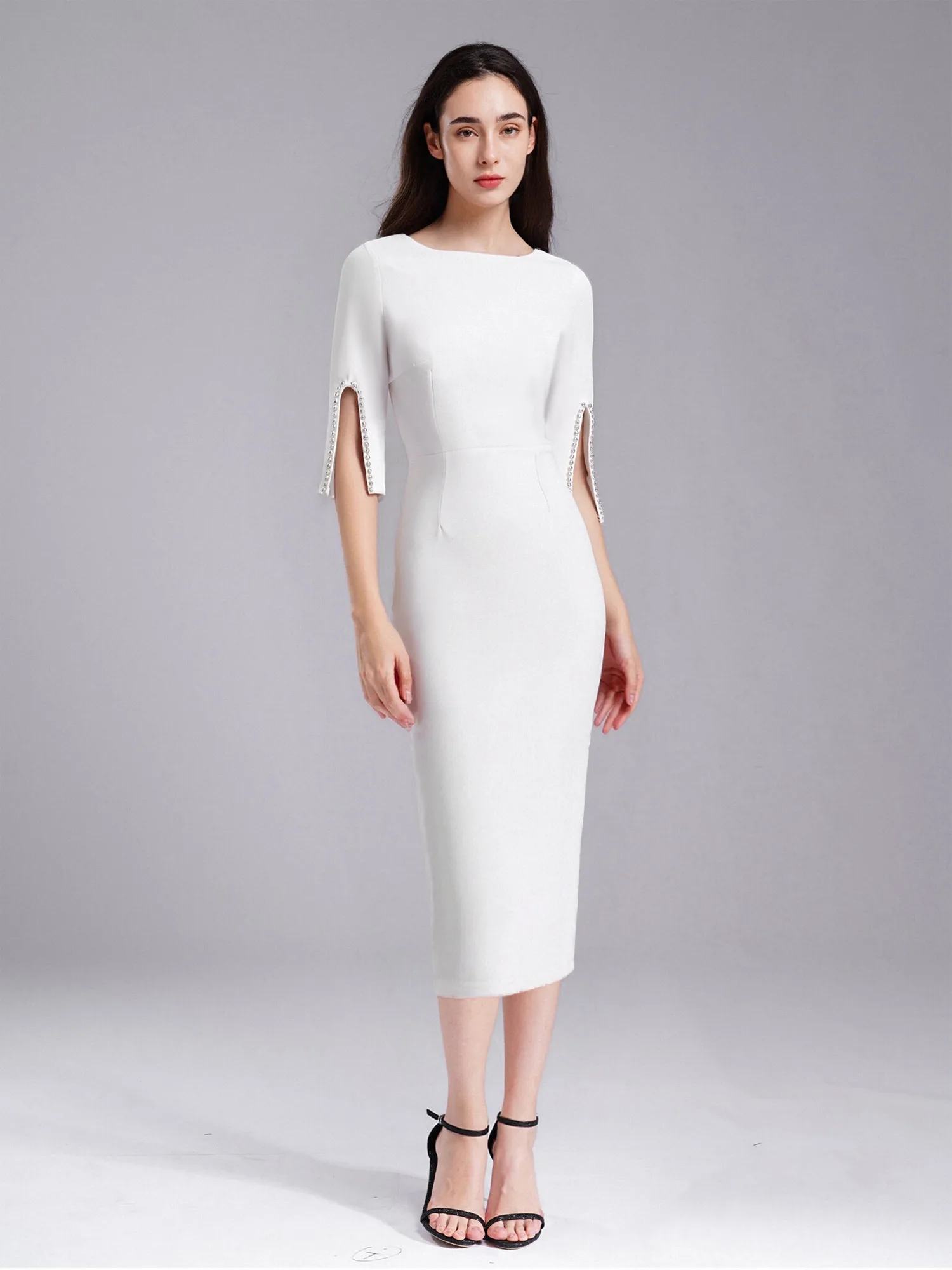 ชุดเดรสค็อกเทลสำหรับผู้หญิง แฟชั่นชุดเดรสทรงดินสอ ชุดเดรสเข้ารูปสำหรับงานเทศกาล งานแต่งงาน งานเลี้ยงตอนเย็น