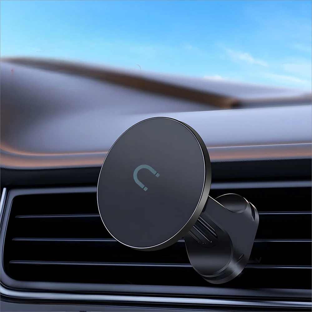 

Магнитный держатель для телефона для автомобиля, подходит для iPhone 14 13 12 Pro Max Plus, мини-магнитный чехол с магнитным чехлом, вращение на 360 градусов