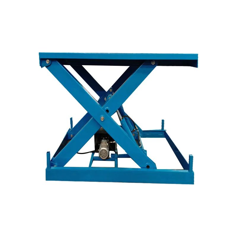 

Fixed scissor elevator lifting platform hydraulic simple lifting platform warehouse loading and unloading artifact electric