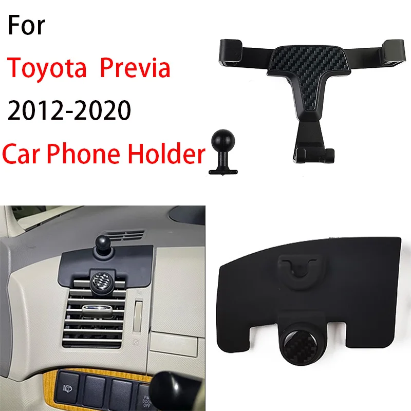 

For Toyota Previa Estima Car Phone Holder Previa 2012-2021 Mobile Phone Navigation Bracket Auto Interior Accessories