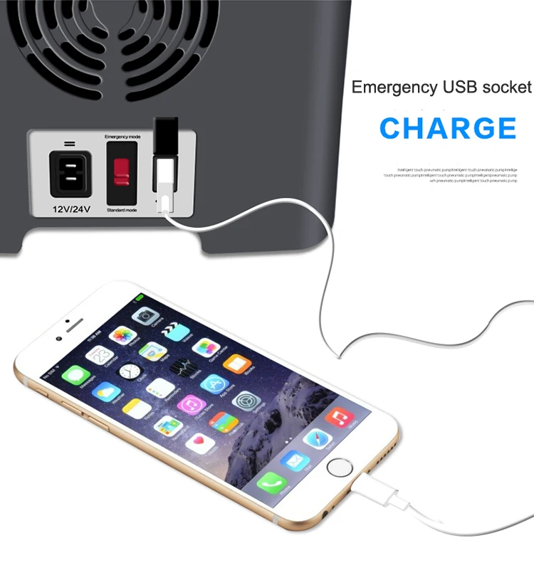 16L ตู้เย็นในครัวเรือนตู้เย็นไฟฟ้า Cooler อุ่นรถบรรทุก RV Home Use