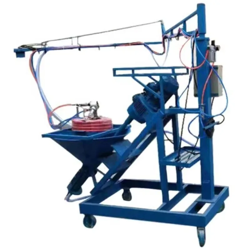 Customized GRC Glass Fiber Window Sleeve Mortar Spraying Machine Screw Gunite Machine