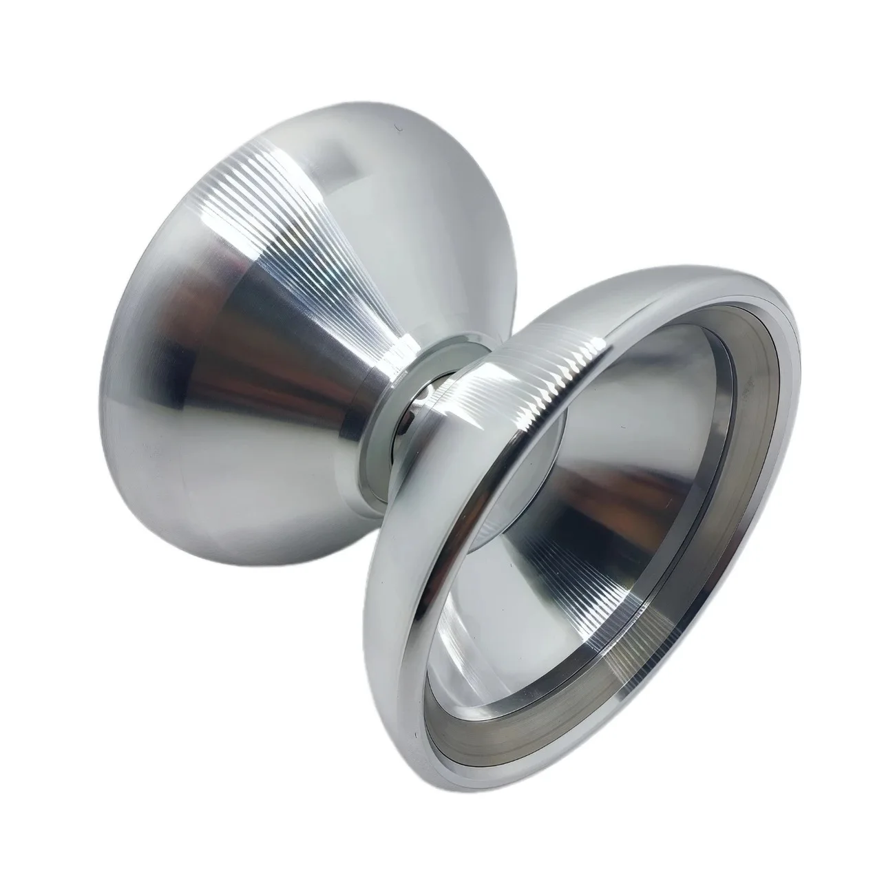 سبائك الألومنيوم المصنوعة من الفولاذ المقاوم للصدأ مادة مزدوجة مخرطة Yoyo عالية السرعة Yo-yo CNC مع سلسلة دوارة عبوة رائعة #3