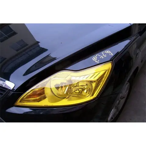 TCYATO 1Meter x 30cm Car Tinted Film Headlamp Headlight Fog light Tail Light Sticker Smoke Tint Film 8 best sales tail light tint film - №6
