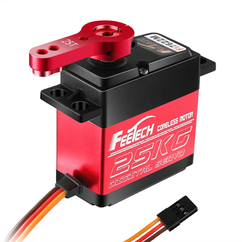 FI7622M 22KG High Torque Digital Metal Gear Servo Reliable Waterproof Solution for RC Helicopters Cars GPS Models