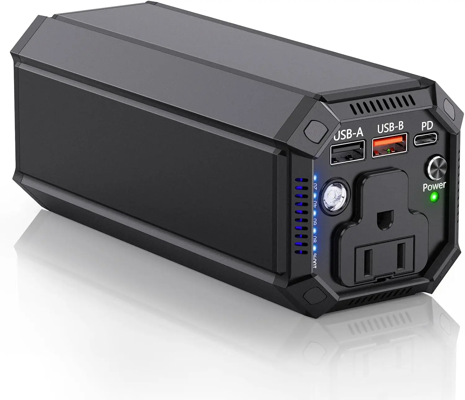 

Портативное зарядное устройство (Power Bank) 100 Вт с выходом переменного тока, 27000 мАч, зарядка для ноутбуков с USB-C PD 65 Вт для путешествий и активного отдыха