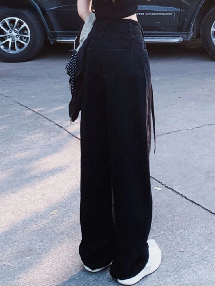 Jeans Women Classic Leisure All-match Students Lace-up Streetwear Fashion Design Spring Casual Simple Ullzang Ins Chic Holiday