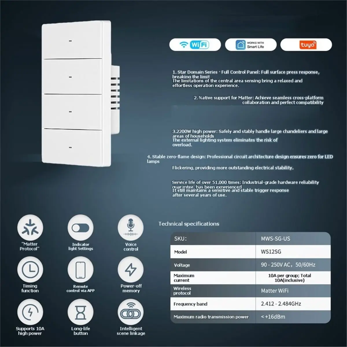 recommendation-tuya-wifi-smart-light-switch-4-gang-matter-switch-10a-neutral-wire-required-for-assistant-voice-control-timer