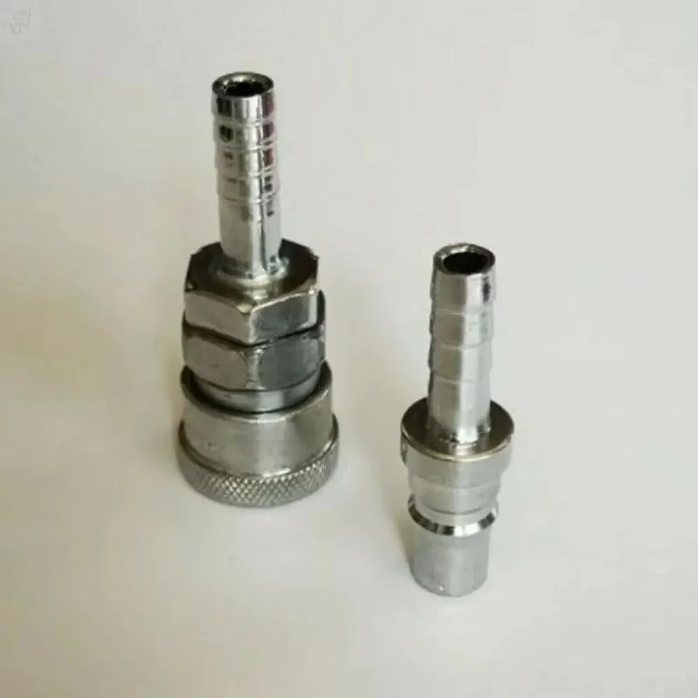 4Pcs Quick Release 8mm Diameter Gas Hose Copper Nozzle Connectors Set for Motorhome Caravan - Easy to Use