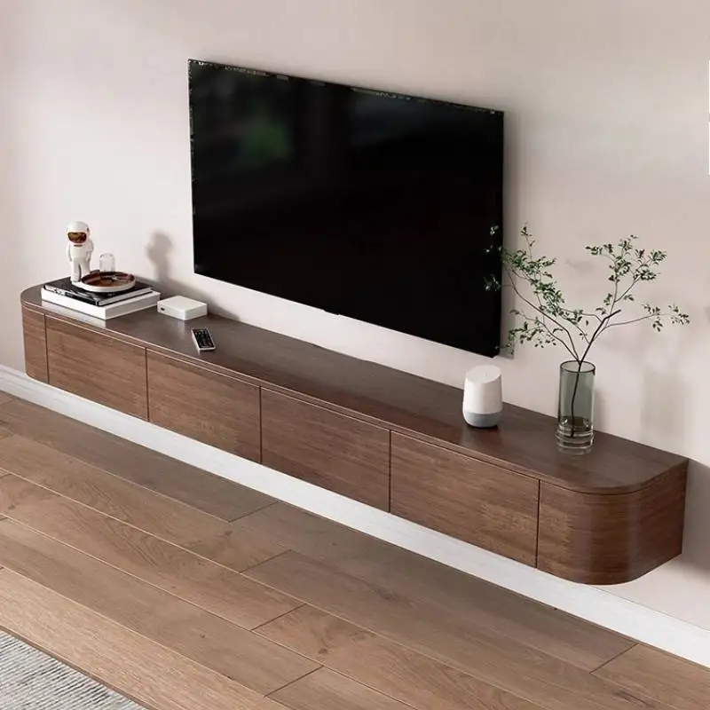 

Wood Living Room Tv Cabinet Simple Modern Light Designer Unique Tv Cabinet Solid Wall Mounted Muebles Para Hogar Furniture