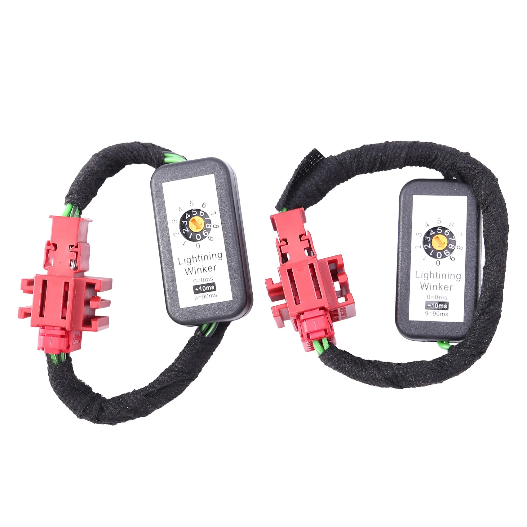 2PCS Dynamic LED Indicator Flasher Adapters Module LED Taillight Add-on Module Cable Wire for- A7 4G 2010 -2019