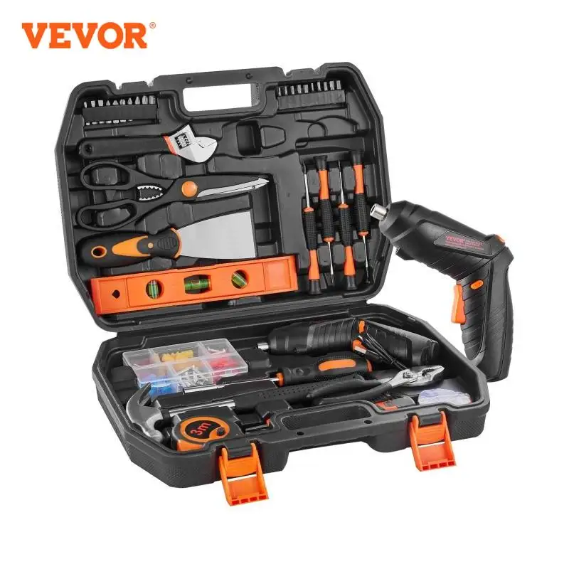 VEVOR Tool Kit 96/146 PCs General Hand Tool Set High-Quality Steel  for Home Maintenance DIY Projects and Automotive Repair