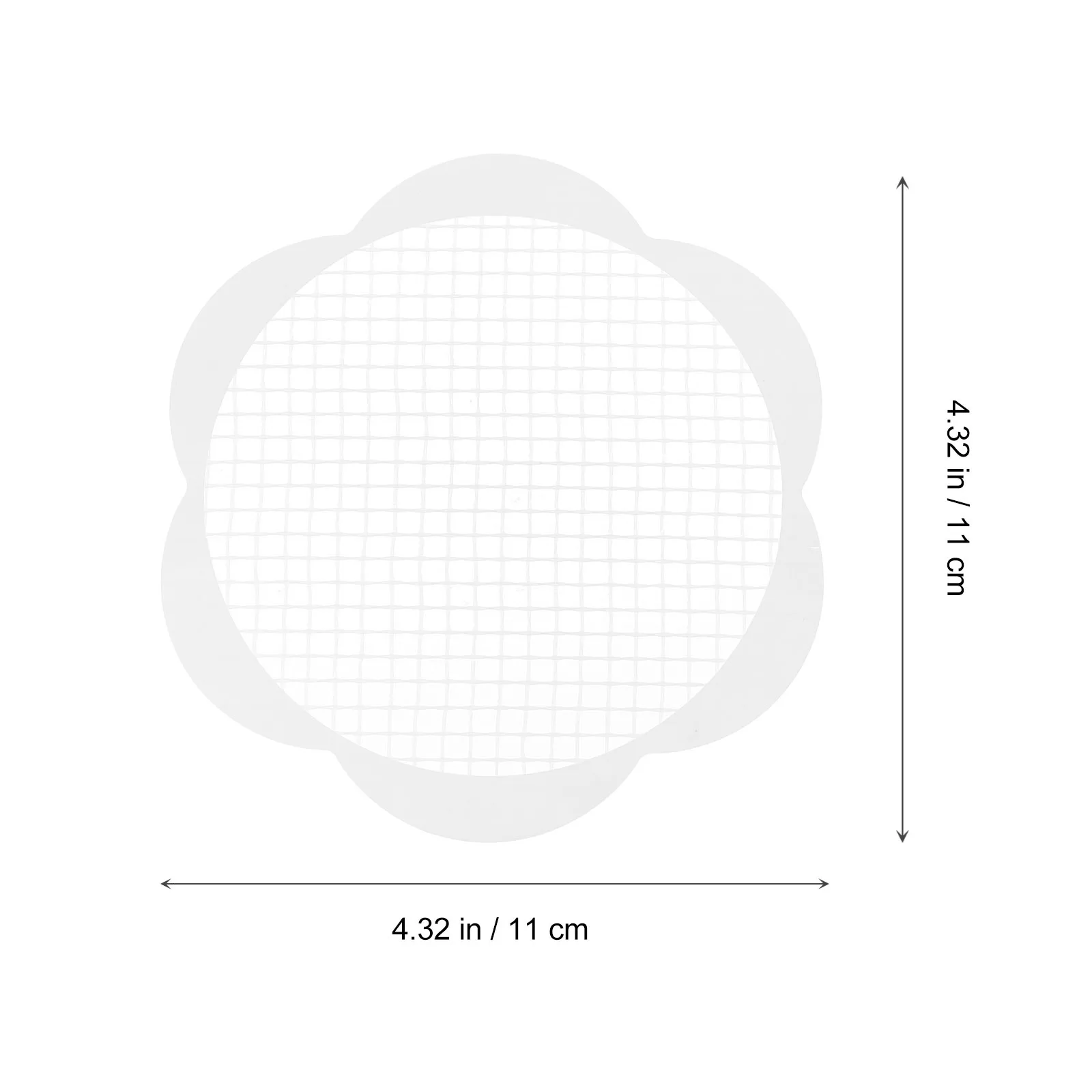 

25Pcs Anti-Blocking Drain Stickers Hair Filtering Mesh Practical Easy Install Bathroom Kitchen Floor Drain Filter No Odor