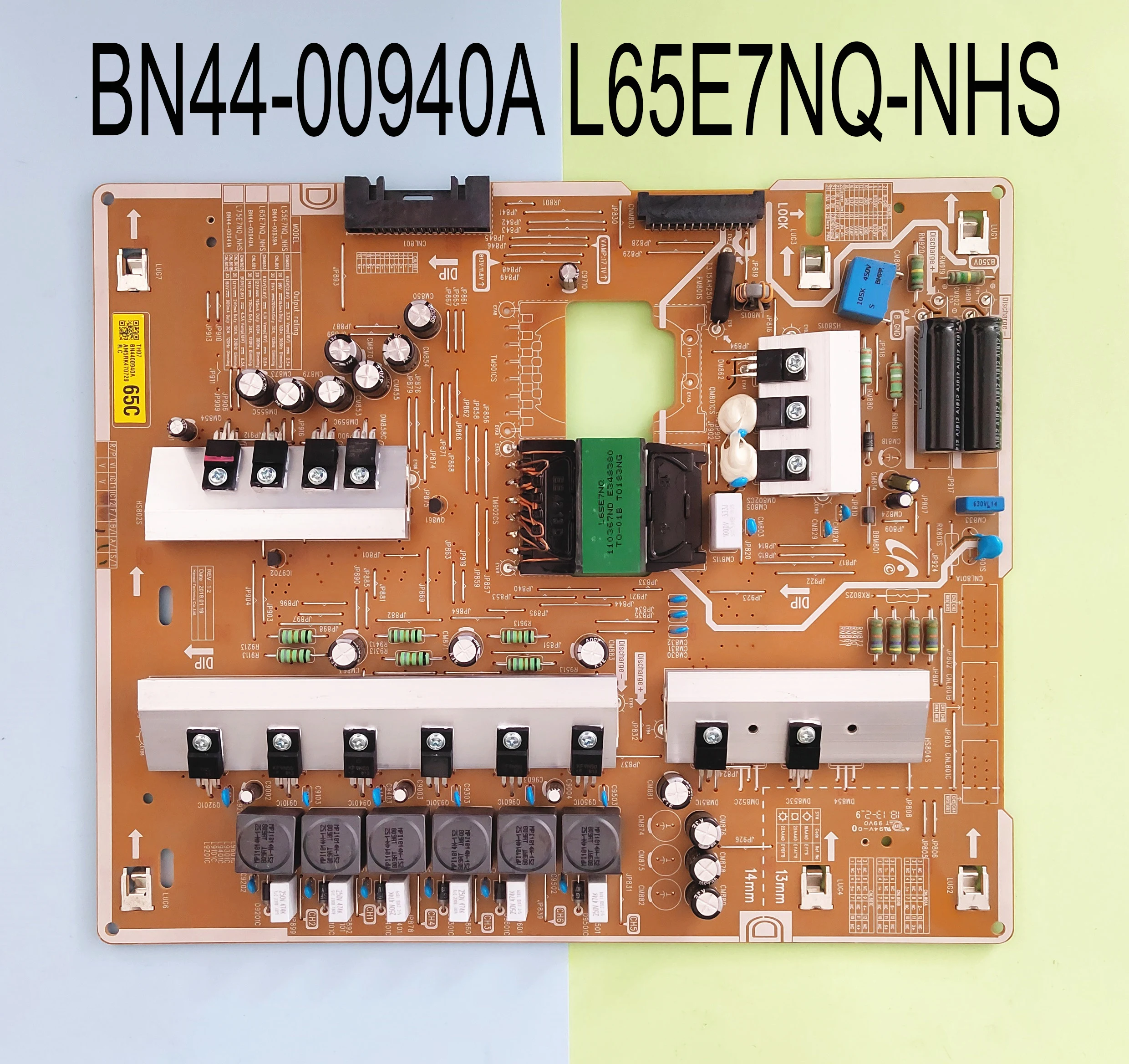 

Genuine BN44-00940A L65E7NQ-NHS High Quality Power Supply Board is for QN65Q75CNF QN65Q75FNF QN65Q7CNAF QN65Q7CNAV QN65Q7FNAF TV