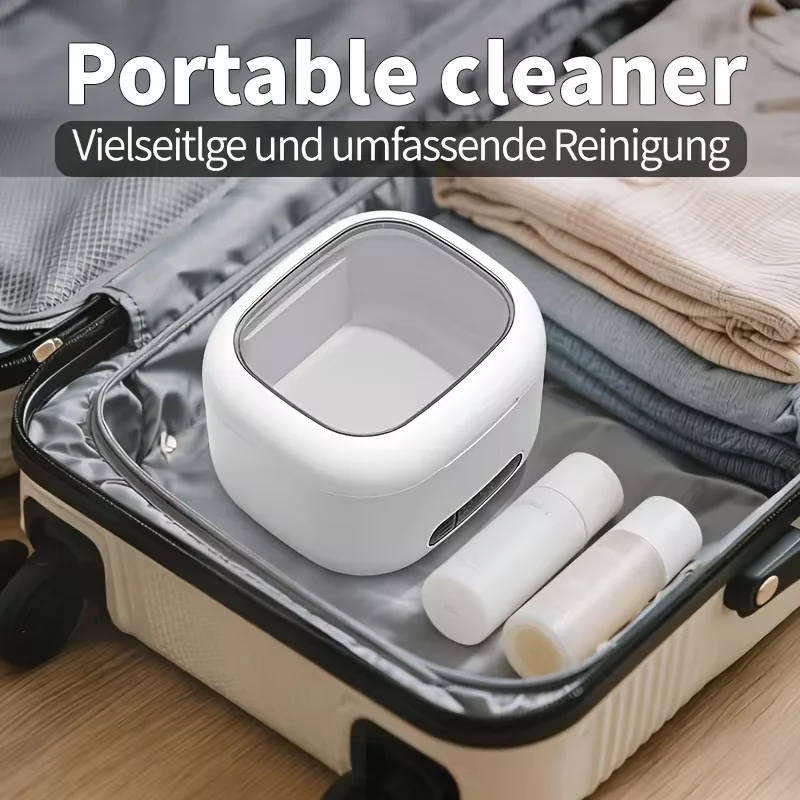 2026 New 360° Deep Cleaning Denture Cleaner 3 Adjustable Modes Portable For Jewelry Braces Watch Bands&Retainers