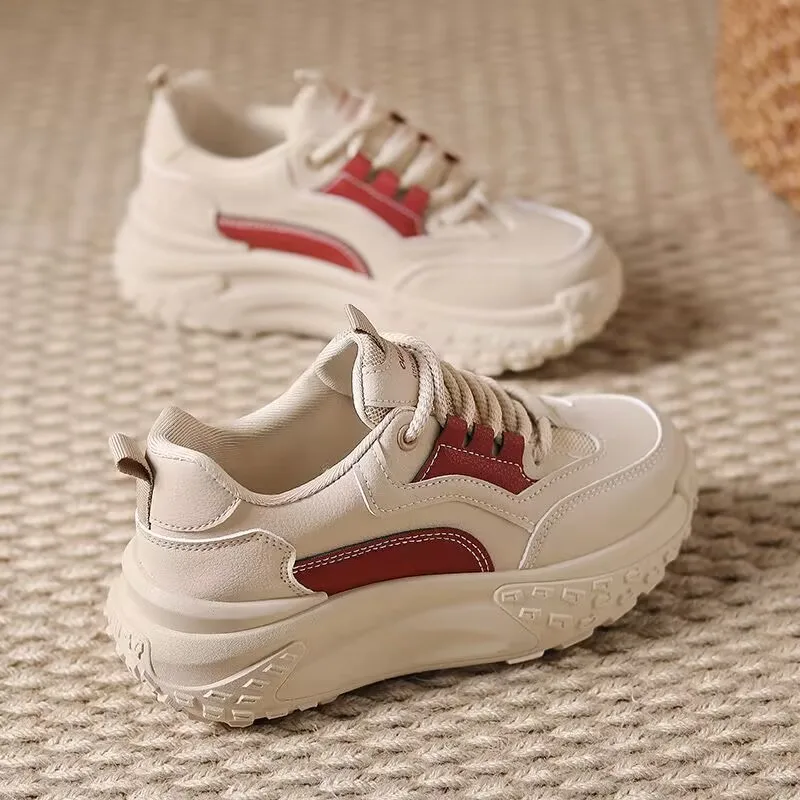 2025 Women's Casual Shoes New Non-slip Wear-resistant Sneakers Lightweight Platform Dad Shoes High Quality Fashion Running Shoes