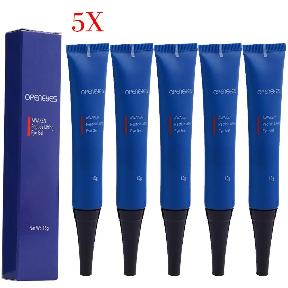 

Openeyes Awaken Peptide Eye Cream for Men Moisturizing, Dark Circle and Puffiness Remover, Fine Lines Reducer Eye Gel 5pcs