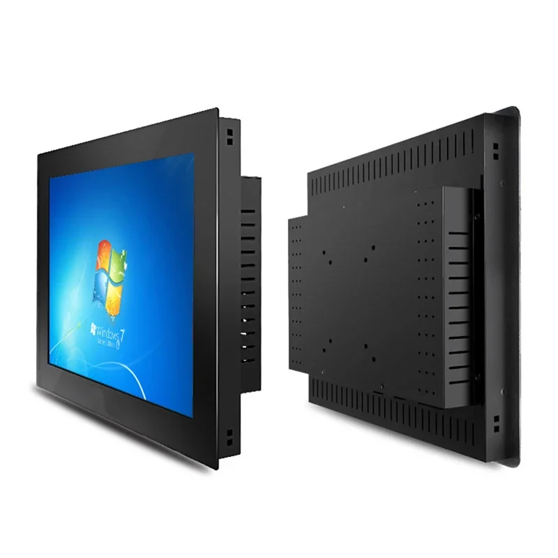 12.1 Inch Industrial Computer Lcd HD Monitor Not Touch Screen for VGA HDMI DVI Buckles Mounting Display 1280*800