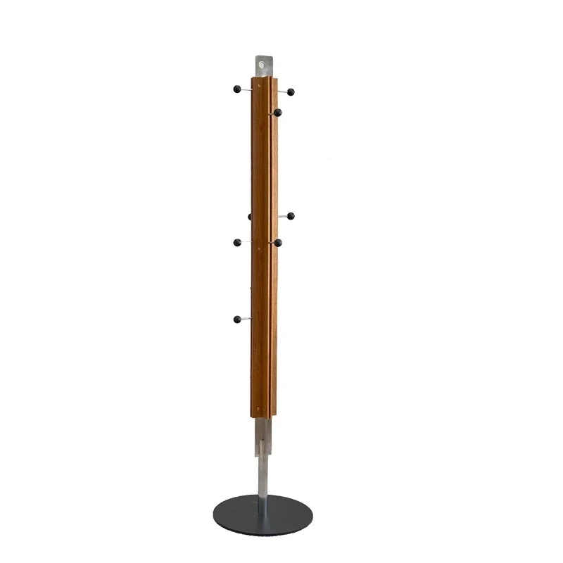Wing Chun coat rack floor-to-ceiling retro bedroom home entrance coat rack storage hanger