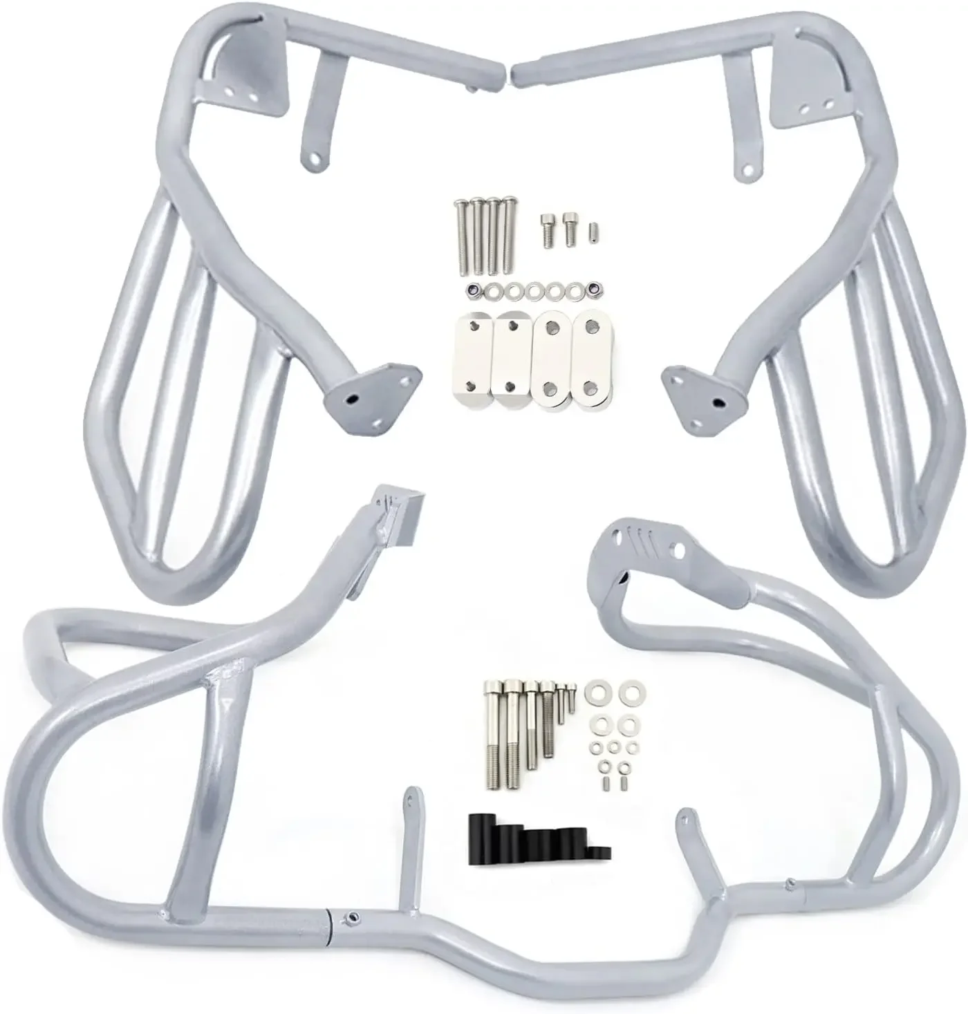 2026alone Motorcycle Parts Highway Crash Bars Engine Guard Replacement for R1200GS R1200 GS 2008-2012 Upper and Lower Guard