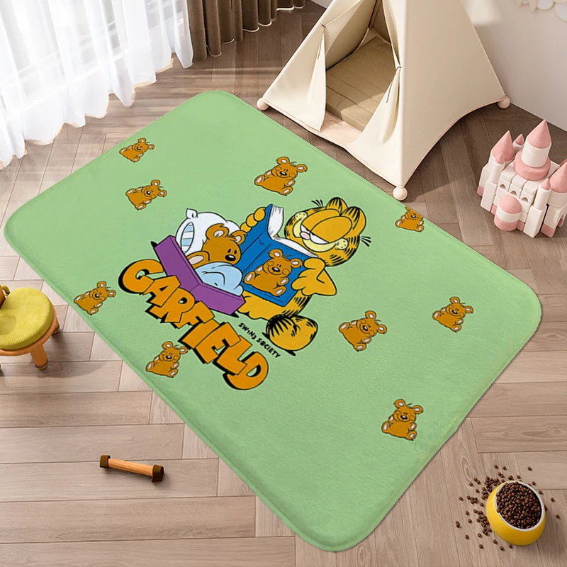 Washable Non-slip Kitchen Rug A-Garfields Aesthetic Useful Things Home Decorations Carpet Living Room Floor Carpets Hallway Mat