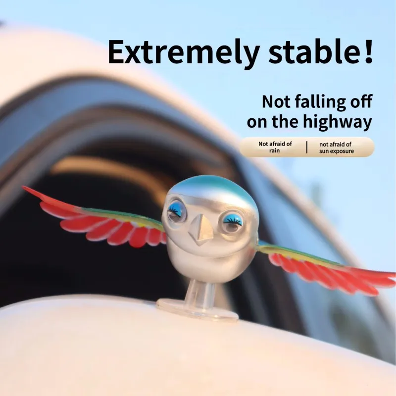 Flying Bird Creative Car Ornaments Car Motorcycle Bird Decoration Pendant Car Simulation Bird Ornaments