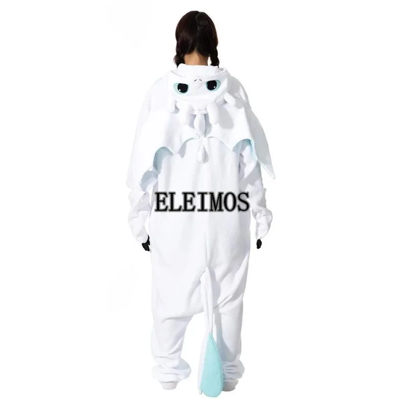 Kigurumi Onesie การ์ตูน Tothless ชุดนอนสําหรับผู้ใหญ่ผู้หญิงผู้ชายสัตว์ชุดนอน Homewear ฮาโลวีน COSPLAY PARTY เครื่องแต่งกาย