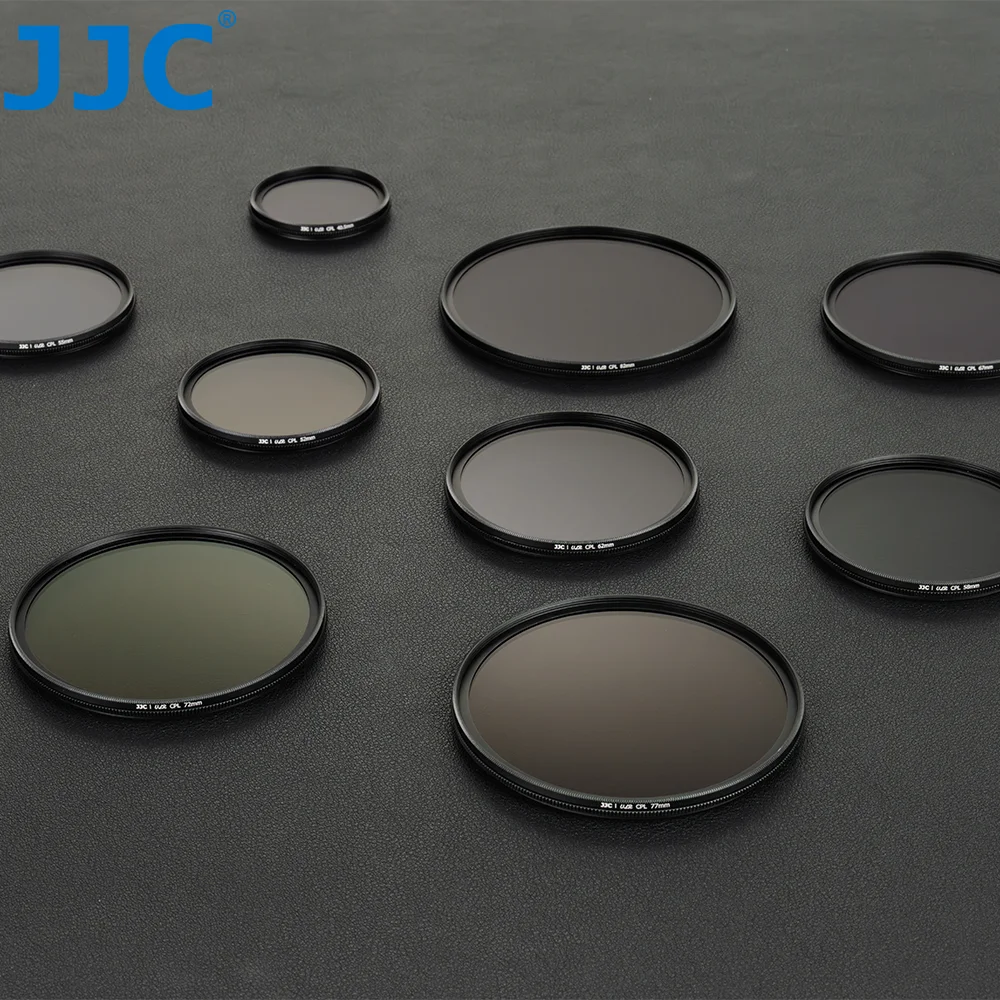 

JJC Ultra-Slim 44 Multi-Coated CPL Filter Optical Glass Circular Polarizer Filter 49mm 52mm 55mm 58mm 62mm 67mm 72mm 77mm 88mm