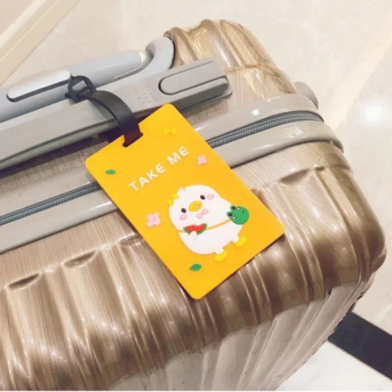 Cute animal print Luggage Tag travel Tags Suitcase Address Label Baggage Boarding Tag Travel Accessories