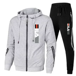 2024 New Hoodies+Sweatpants 2-Piece Set  Male Daily Casual Sports  Jogging Suit Tops or Pants Mens Tracksuit Clothes for Men