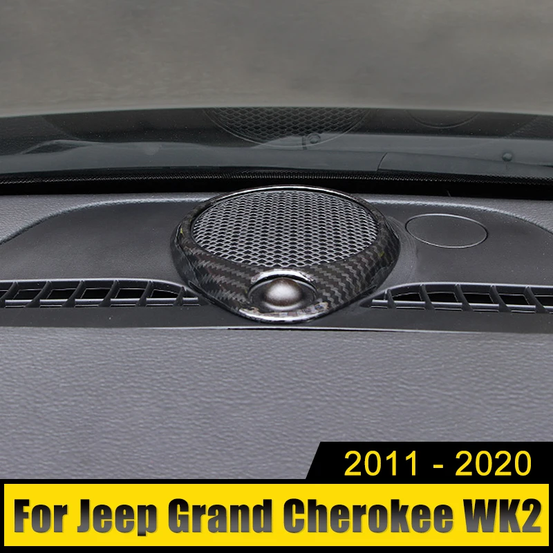 For Jeep Grand Cherokee WK2 2011 2012 2013 2014 2015 2016 2017 2018 2019 2020 ABS Car Dash Center Speaker Ring Frame Cover Trim