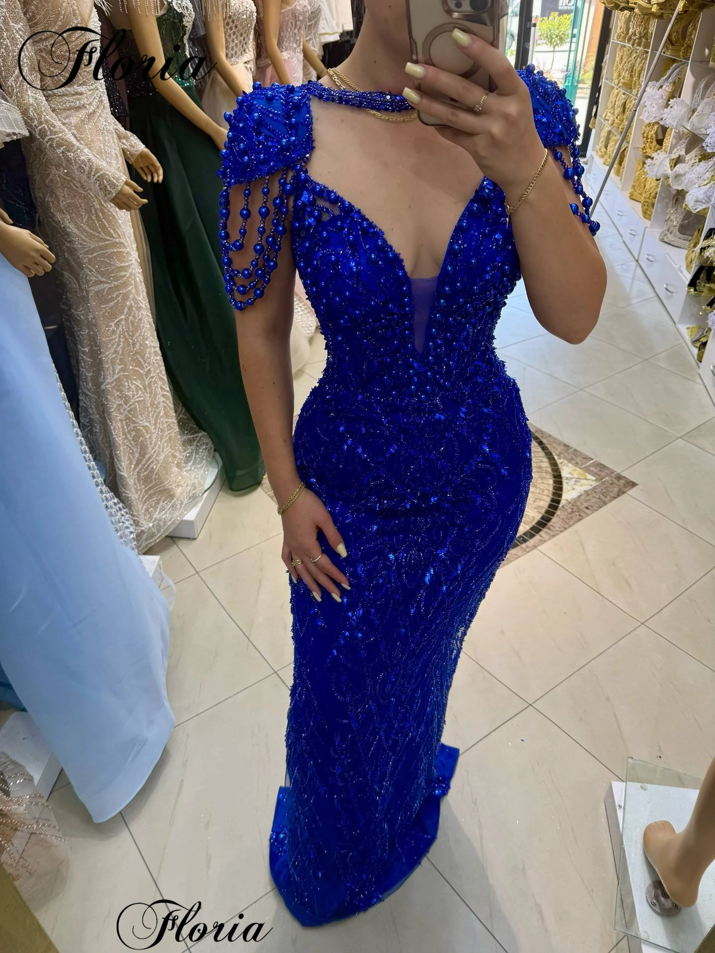 Einfache königsblaue Abendkleider im Meerjungfrau-Stil, sexy ärmellose Ballkleider, Meerjungfrau-Cocktailkleider, Robes De Soirée, individuell gestaltet