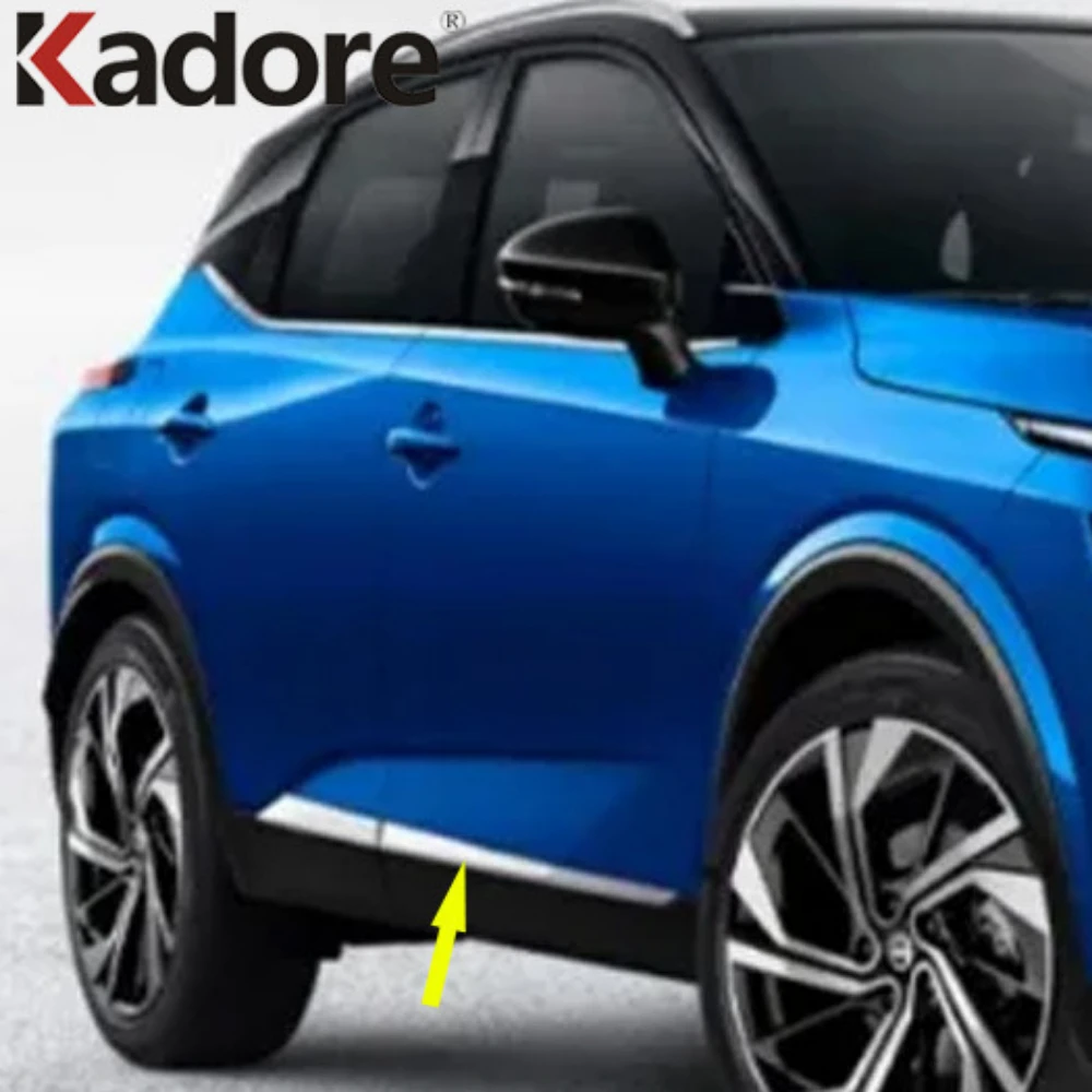 

Накладки на боковые двери для Nissan Qashqai J12 2022-2025: карбоновые накладки на дверные панели, декоративные элементы для капота, аксессуары