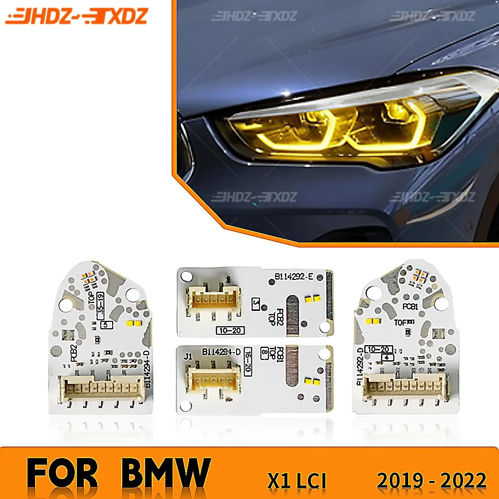 

DRL Boards Angel Eye Lights Source Non-RGB For BMW X1 F48 F49 LCI 2019-2023 LED ICON Headlight Daytime Running Light 63119477836