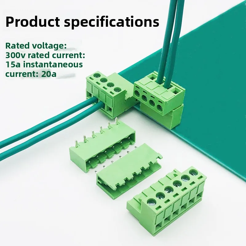 2EDG-5.08 Bloques de terminales 2P3P4P5P6P7P8P10P12P PCB enchufable Soldadura recta/doblada