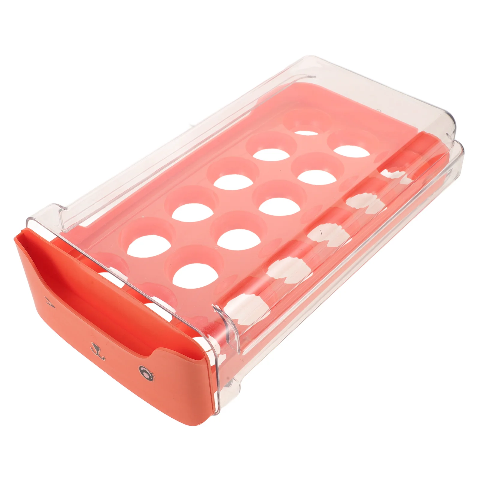 

Storage Boxes Egg Drawer Holder for Fridge Container Rack Keeper Refrigerator Organizer Orange