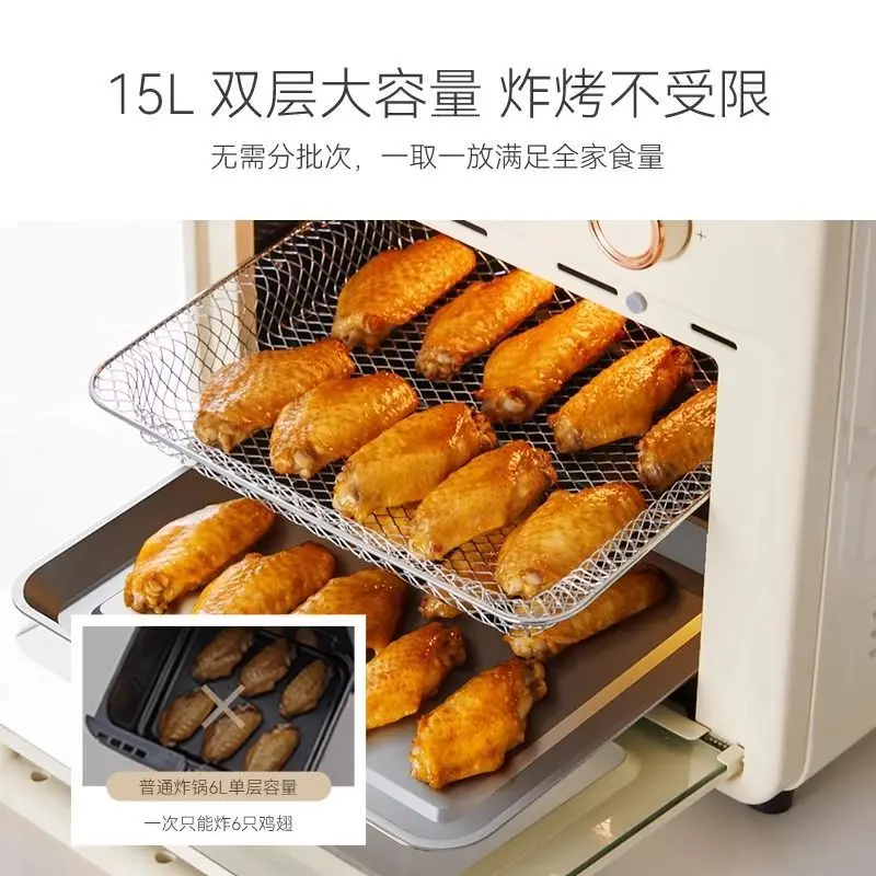 Electric oven household small baking multi-function machine large capacity visual air fryer oven