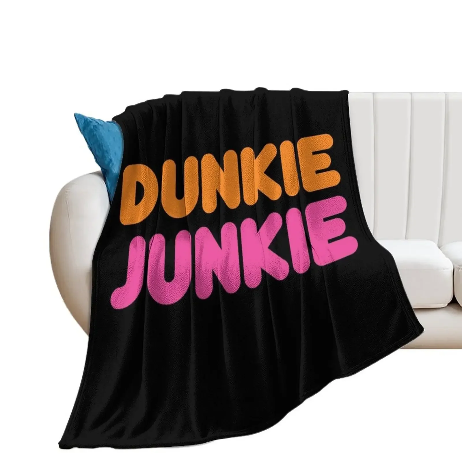 

Dunkie Junkie Throw Blanket bed plaid Flannels Blankets Sofas Of Decoration Blankets