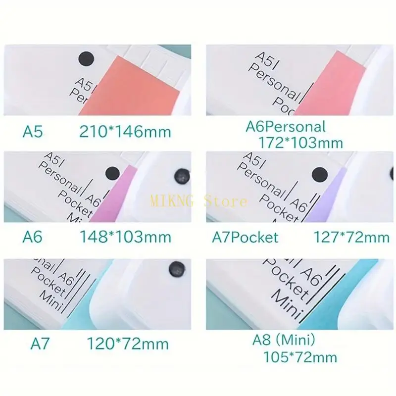 3 отверстия бумаги 4mm Horles Ручной перфунер из листового бумаги Poop Pupper для планировщиков документирует школьные