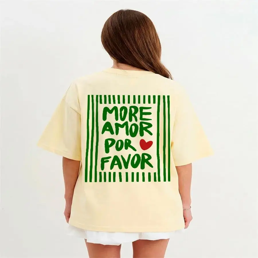 Chic Sweet Women's Oversized Cotton T-Shirt with 